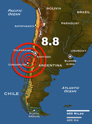 earthquake chile